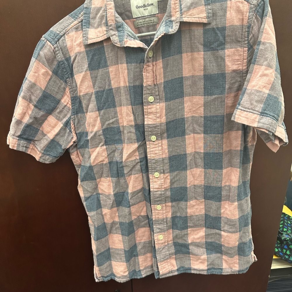 Goodfellow & Co. Plaid Short Sleeve Shirt